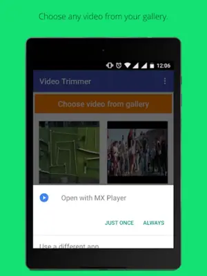 Video Trimmer android App screenshot 0